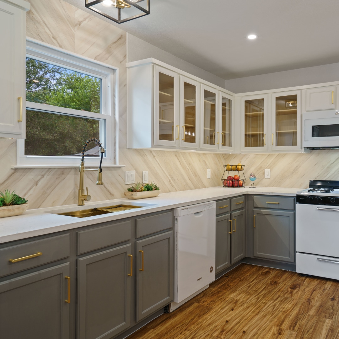kitchen cabinets underneath with sink renovation